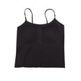 thumbnail image 5 of aidice Built in Bra Tank Top for Women Sleeveless Strap Crop Tops Summer Casual Undershirts Free Size, 5 of 5