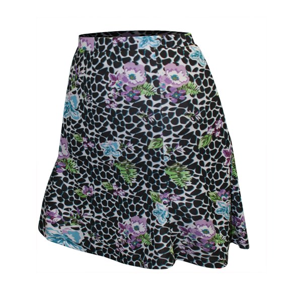 Monterey Club Women's Vivid Print Texture Knit Skirt #2925