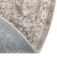 thumbnail image 6 of Jill Zarin Uptown Collection Area Rug - Central Park (3' 3" Round Gray/Ivory), 6 of 6