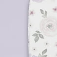 thumbnail image 2 of Sweet Jojo Designs Watercolor Floral Purple Pink and Grey Baby Bassinet Fitted Sheets 2 Piece Set, 2 of 6