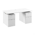 thumbnail image 1 of Stratus 60W Standing Desk with Drawers in White - Engineered Wood, 1 of 8