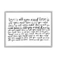 thumbnail image 4 of Stupell Industries Love All You Need Romantic Calligraphy Casual Cursive Graphic Art Gray Framed Art Print Wall Art, Design by Grace Popp, 4 of 5