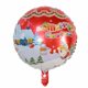 thumbnail image 1 of Decoraciones De Fiesta 1 Pieza 18 Pulgadas Redondo Adornos De Navidad Globos De Papel De Aluminio Santa Muñeco De Nieve Árbol Bola Inflables, 1 of 4