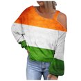 thumbnail image 2 of Chemises à Manches Longues pour Femmes Mode Sweat-Shirt Imprimé Jour de St.Patrick Chemise Graphique à Manches Longues Pull Tops, 2 of 5