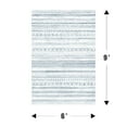 thumbnail image 6 of VUNATE 6'x9' Area Rugs for Living Room Washable Rugs Boho Moroccan Area Rug Soft Neutral Geometric Bohemian Carpet Distressed Indoor Rug for Bedroom Dining Room Office Foldable Nonslip Rug Blue, 6 of 8
