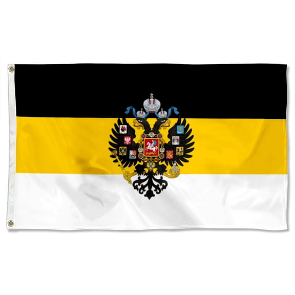 Russia Flag Emperor 1858 Polyester 3x5 FT banner