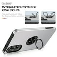 thumbnail image 4 of Mantto Case for Samsung Galaxy S25 Edge with Ring Stand, 360°Rotatable Ring Holder Magnetic Kickstand, Matte Back Shockproof Kickstand Protective Phone Case for Samsung Galaxy S25 Edge,Silver, 4 of 7
