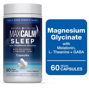 Natural Vitality Calm Sleep Magnesium Glycinate, 60 Count