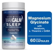 Nature's Vitality CALM Sleep Magnesium Glycinate 60 Vegan Capsules
