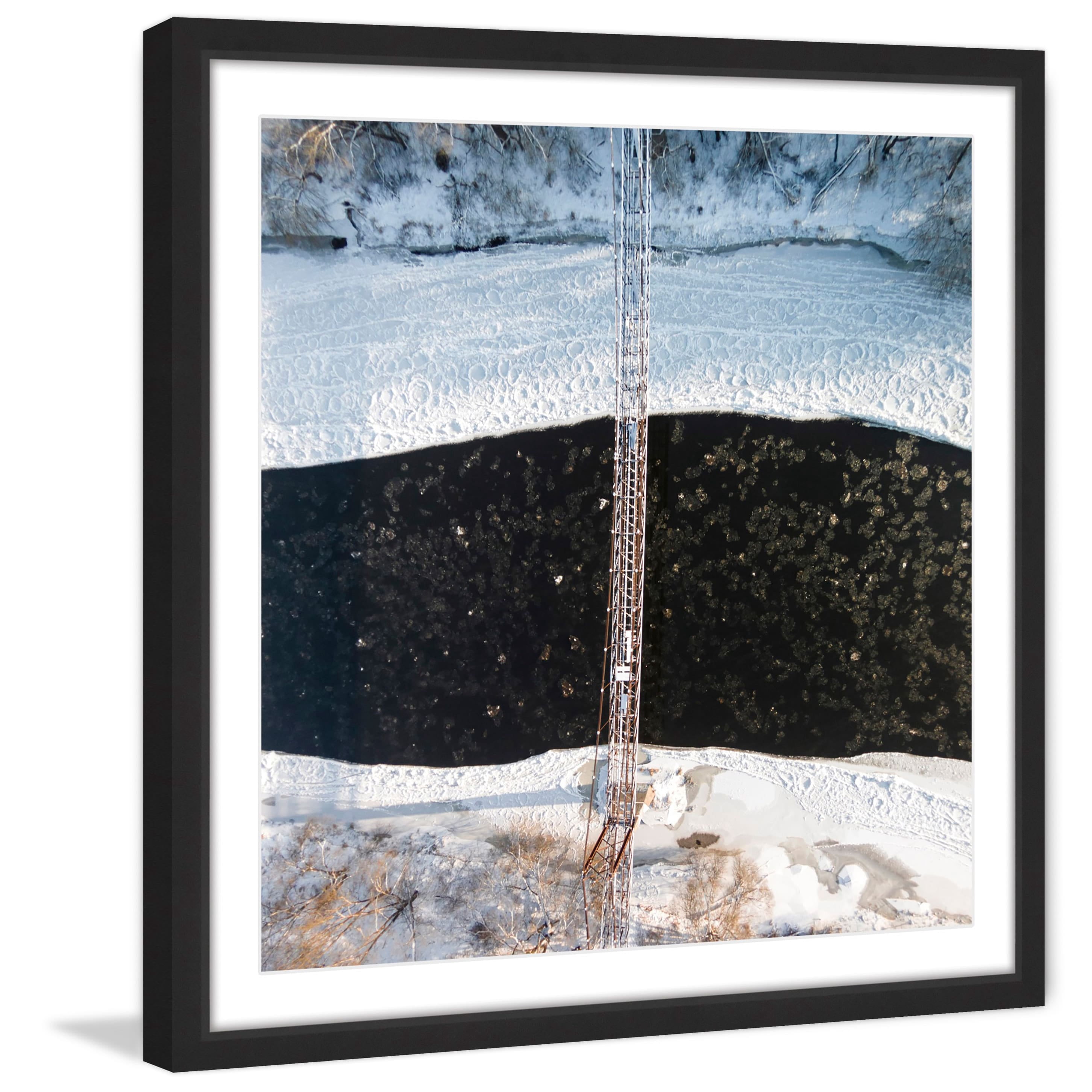 Marmont Hill "Hazardous Crossing" by Karolis Janulis Framed Painting Print