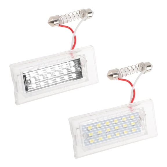 Unique Bargains LED License Plate Light for MINI (R56) Cooper 2006-2013 No.51132756227 2 pcs