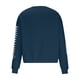 thumbnail image 4 of Sudadera sin capucha para hombre, cuello redondo, deportiva, con estampado de béisbol, sudadera con capucha, manga larga, blusa de poliéster para hombre, 4 of 4