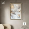 thumbnail image 5 of Burnished Patina Canvas Gemstone Abstract Art by Art Remedy, Gold Frame, 30" x 45", 5 of 7
