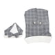 thumbnail image 5 of Traje de boda para mascota, elegante y formal, para perro, para boda, Halloween, fiesta de cumpleaños, cuadros, gris, talla XS, 5 of 14
