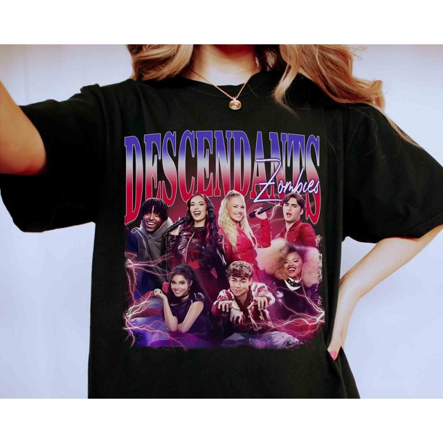 Descendants Zombies Comfort Color Shirt, Descendants Zombies Worlds Collide Tour Outfit, T - Black - L