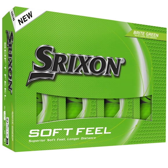 Pelotas de golf Srixon Soft Feel 14 Brite Green (12 piezas)