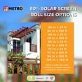 thumbnail image 4 of 80% Phifer Solar Screen Kit - 60-in x 100-ft - Solar Window Screen Roll & Roller Tool - Beige, 4 of 8