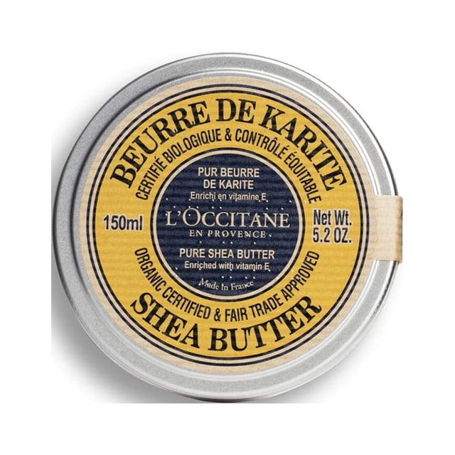 La manteca de karité L'Occitane Pure Organic nutre la piel y el cabello