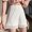 White, variant on Womens Pajama Set Fashion Solid Color Lace Pajama Shorts Casual Loose Fit Slim-Leg Sleepwear Summer Pjs for Women
