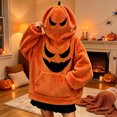 thumbnail image 2 of SJLDQY Boys' Halloween Hoodies Cute Pumpkin Zip Up Hood Mask Hooded Sweatshirts with Pocket Hallowmas Graphic Long Sleeve Pullover Tops for Boys, 2 of 5