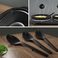 thumbnail image 5 of Sunvivi Olla de cocción lenta triple, servidor de buffet y calentador con 3 ollas de cerámica extraíbles, 3 configuraciones de temperatura ajustables y 3 reposapiés de tapa de metal, acero inoxidable,, 5 of 5