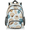 Brown, variant on Sugar Skull Floral Gothic Laptop Backpack for Women Men, Work Computer Backpacks, 18.3 Inch Large Computer Nurse Teacher Bags Travel Casual Daypack