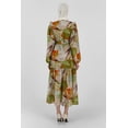 thumbnail image 5 of Brown - Green - Floral - Crew neck - Fully Lined - Modest Dress - Refka, 5 of 5