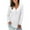 White(New), variant on PNTUTB Long Sleeve Loose Shirt for Women Solid Color Fashion V Neck Causal Comfortable Tops
