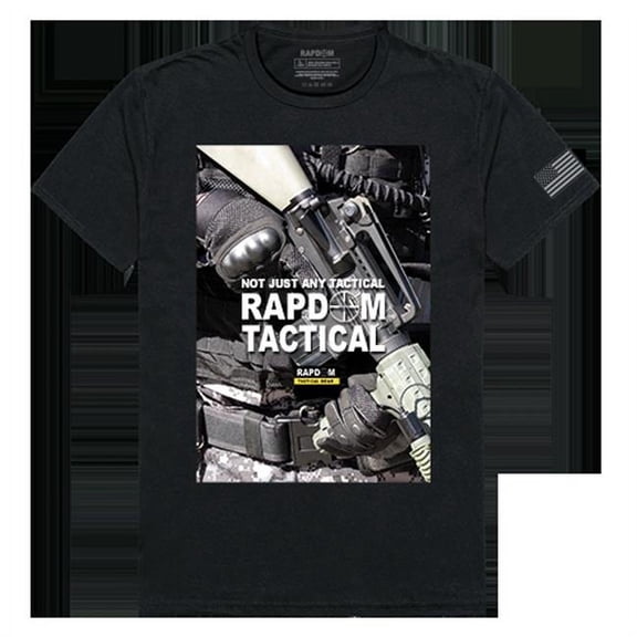RapidDominance  RAPDOM 2 Tactical Graphics Tee, Black - 2X