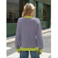 thumbnail image 5 of Zeagoo Sweaters for Women Fall Fashion Trendy Long Sleeve Turtleneck Pullover Lantern Knit Sweater Tops, 5 of 5