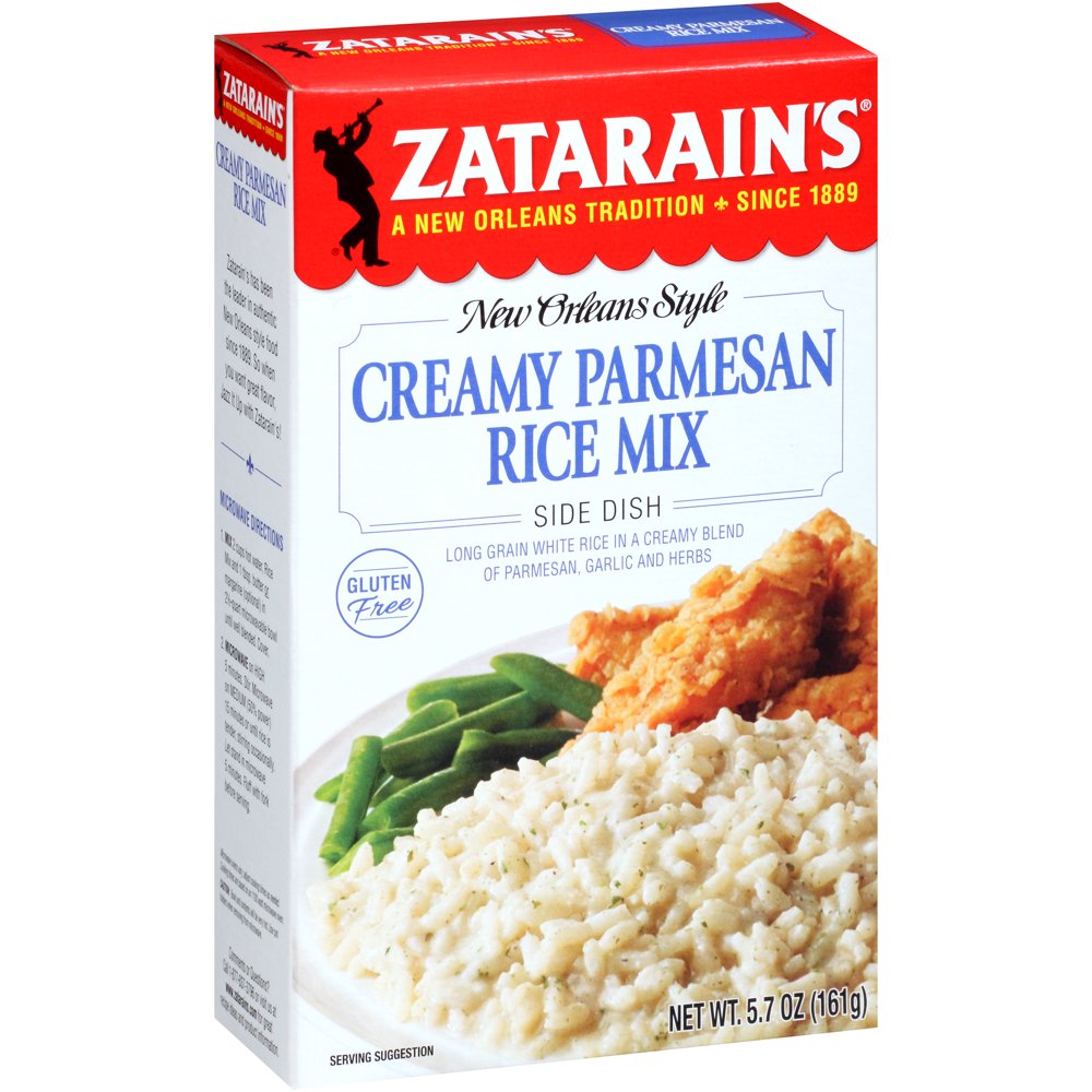 Zatarain's Creamy Parmesan Rice, 5.7 OZ (Pack of 4)