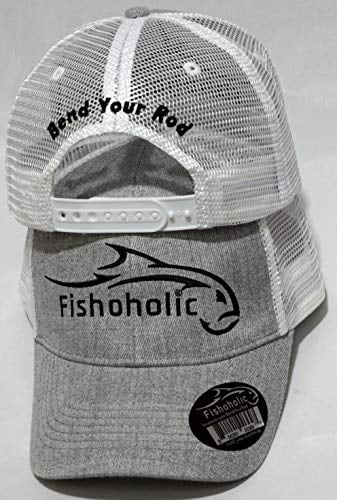Fishoholic Snapback Baseball Fishing 