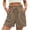 Khaki, variant on ByworldtasicNo Boundaries Summer Casual Shorts with Pockets High Waisted Wide Leg Drawstring Beach Vacation Trendy Shorts