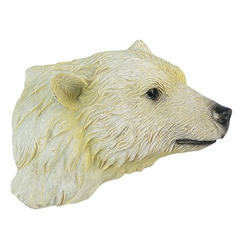 polar bear head mount