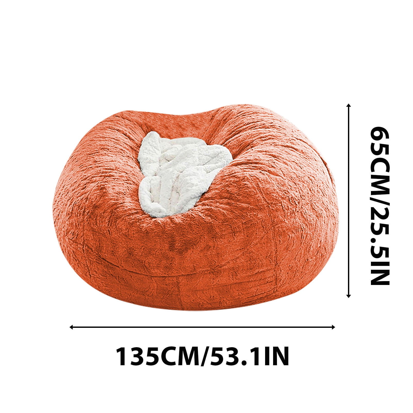 Up to 65 off!Yyuenw Bean Bag Chair Cover for Adults Kids, Soft Round Beanbag Chair Cover for Bedroom Living Room Chairs, Round Fluffy Couch for Bedroom College Dorm(No Filler)