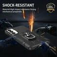 thumbnail image 5 of Feishell Case for Samsung Galaxy A34 5G (6.6 inch),Shockproof Anti-Fingerprint Hybrid Armor Cover with 360° Rotation Finger Ring Holder Kickstand Magnetic Car Mount Rugged Protective Phone Case,Black, 5 of 10