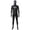 Black, variant on HTQWLP 2PCS Halloween Superhero Costume, Pop Role Playing Fancy Dress Costumes, Halloween Stage Performance Jumpsuit Outfit-Jumpsuit Head Mask, Boys Birthday Party Dress Up Costumes, Black/120