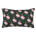 thumbnail image 1 of Balery Pink Sleeping Fox Funda de Cojín Estampada, Regalos para Mujeres, Regalos de Amor para Ella, Regalos para Novia o Esposa, Funda de Almohada-14"x20", 1 of 6