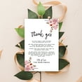 thumbnail image 4 of Koyal Wholesale Cinnamon Rose Florals Wedding Thank You Place Setting Cards for Table Reception, Dinner Plates, 56-Pack, 4 of 5