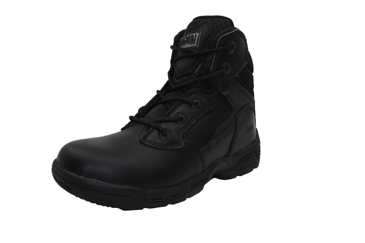 Army Hi-Tec Magnum Leather Boots Police Combat Black NON SAFETY Security 