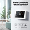 thumbnail image 4 of Smart WiFi Thermostat 4.8 Inch LCD Touch Screen Wireless Heat Pump Thermostat C-Wire Adapter Included, 4 of 5