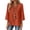 Brick Red, variant on Button Up Tops for Women Cotton Long Sleeve Shirt Women Gauze Shirts for Women Floral Gauze Tunics Boho Peasant Gauze Blouses 3/4 Roll-up Sleeve Casual Beach Flowy Top Blouses Z3 Purple 4XL