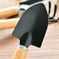 thumbnail image 3 of 3pcs Garden Tool Set Mini Shovel Rake Spade Bonsai Tools Wooden Handle for Flowers Potted Plant, 3 of 8