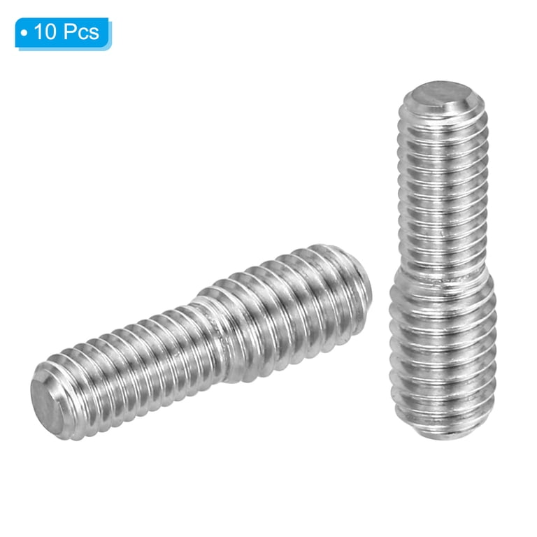 Threaded Electrical Studs 20PCS M6 Stainless Steel Double End Threaded ...