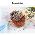 thumbnail image 6 of Leileiiiii 8 Key Mini Kalimba exquisite Finger Thumb Piano Marimba Musical good accessory, 6 of 9