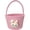 Pink, variant on Yvsxxv Easter Bunny Basket, Cotton Hand-Woven Storage Basket, Easter Egg Hunt Basket Cute Bunny Shopping Handbag for Easter Party