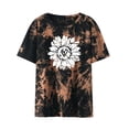 thumbnail image 2 of Puntoco - Camiseta de manga corta con cuello redondo y estampado a la moda para mujer Puntoco Puntoco-2058, 2 of 8