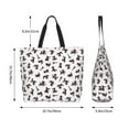 thumbnail image 5 of Kdxio Poodle Dog Casual Tote Bags Women Big Capacity Shoulder Bag for Women Travel Shoulder Bags Handbags, 5 of 8
