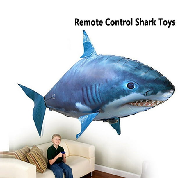 Realistic Remote Control Flying Air Shark Clownfish Toy Inflatable Flying  Balloon Kids Gift 
