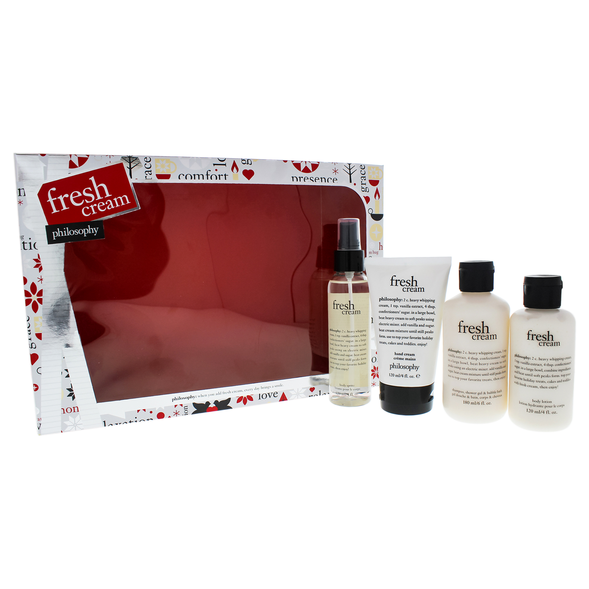 Philosophy Philosophy Fresh Cream Set, for Women 4 Pc 6oz Shampoo